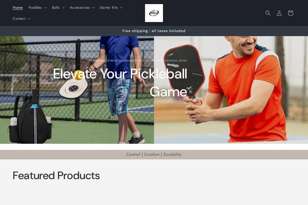 PRIMLAY homepage screenshot