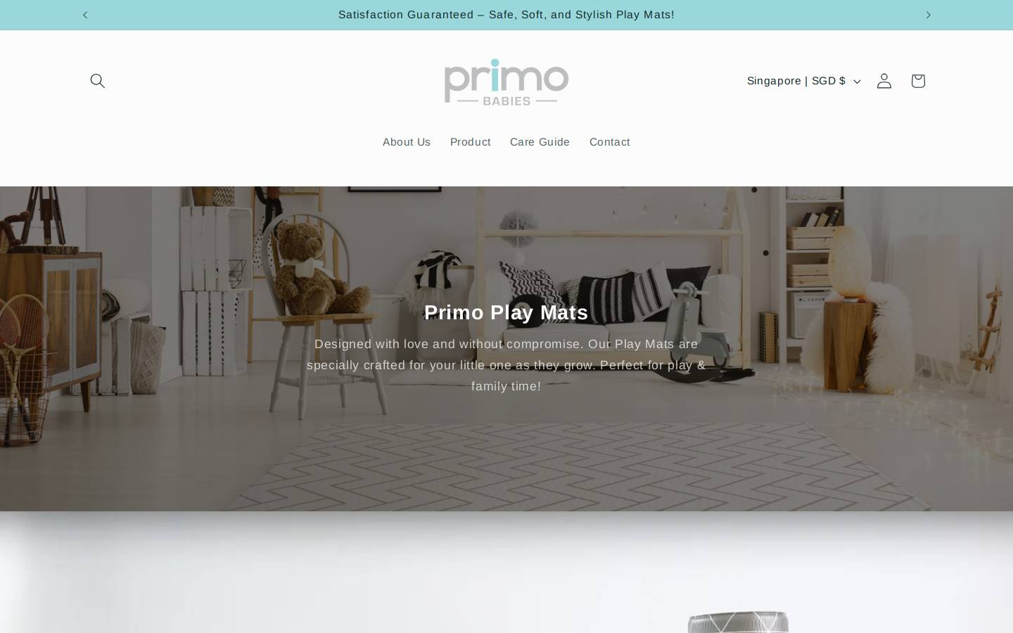 primobabies.com homepage screenshot