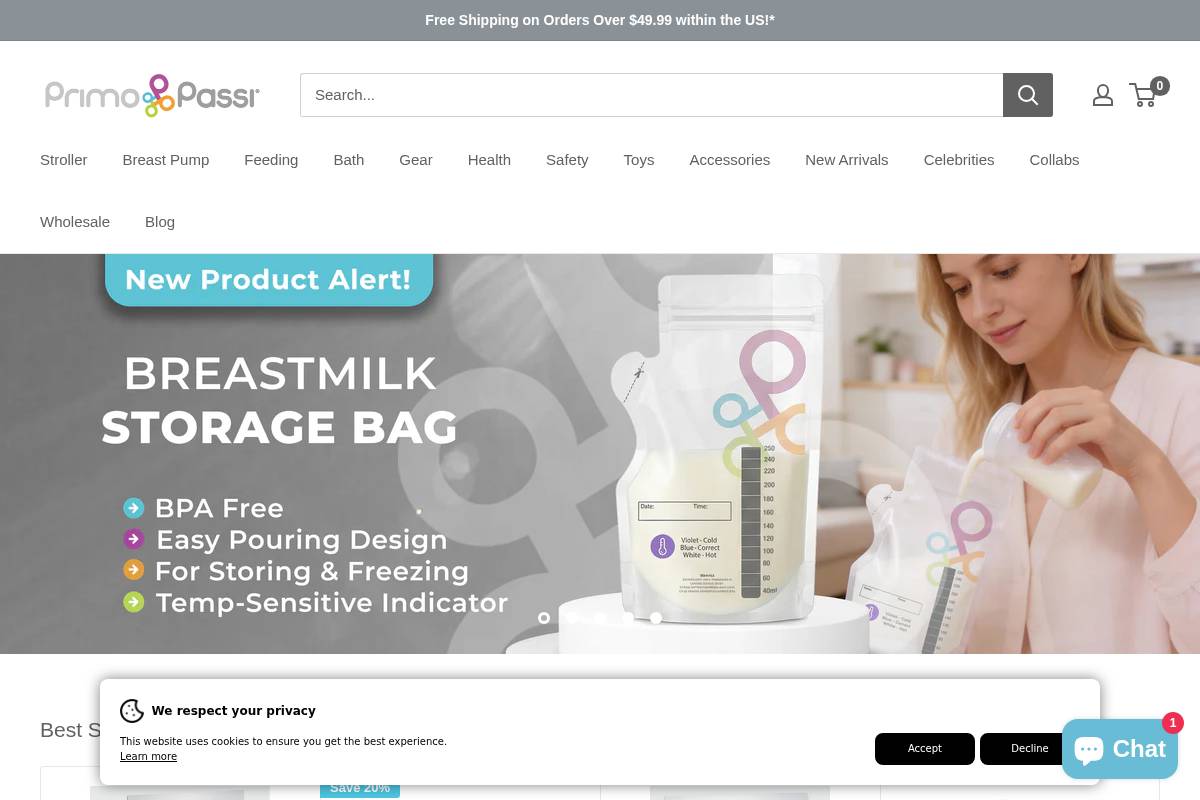 primopassi.com homepage screenshot