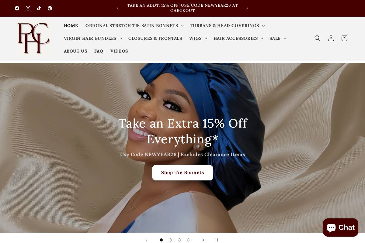 princehaircompany.com homepage screenshot