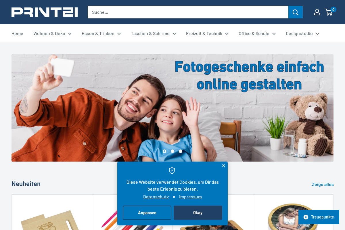 Print21 homepage screenshot