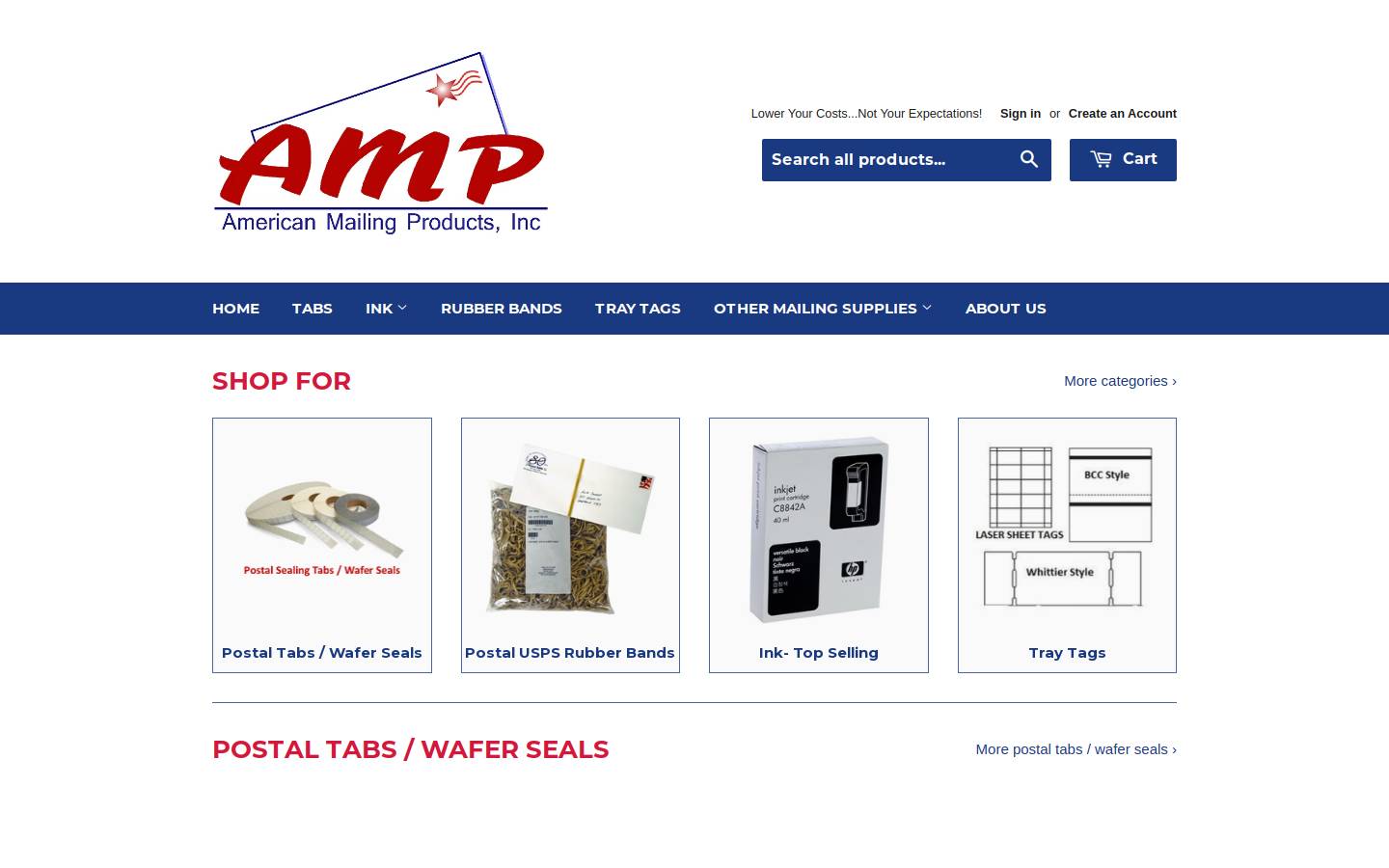 printandmailsupplies.com homepage screenshot