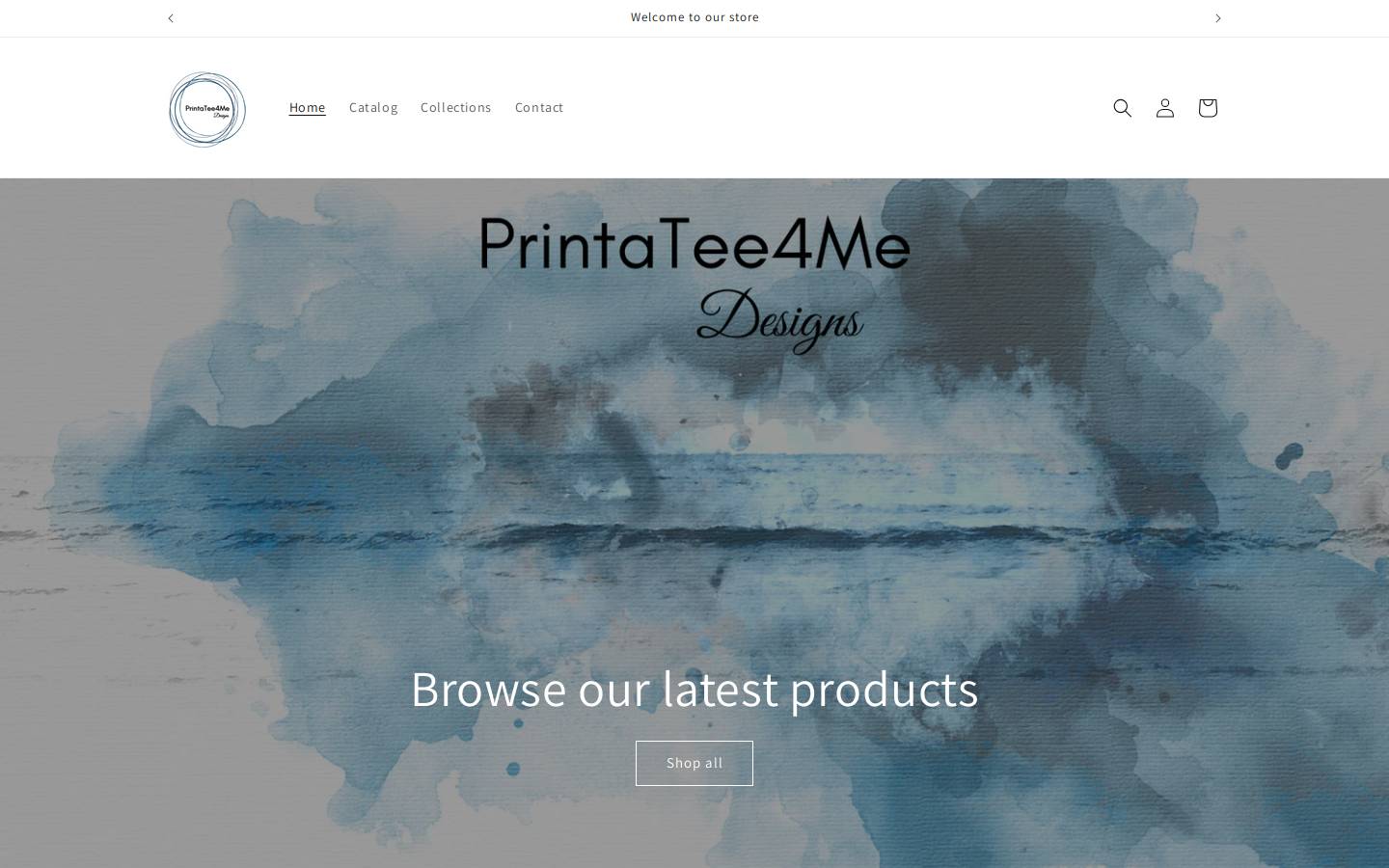 printatee4me.com homepage screenshot
