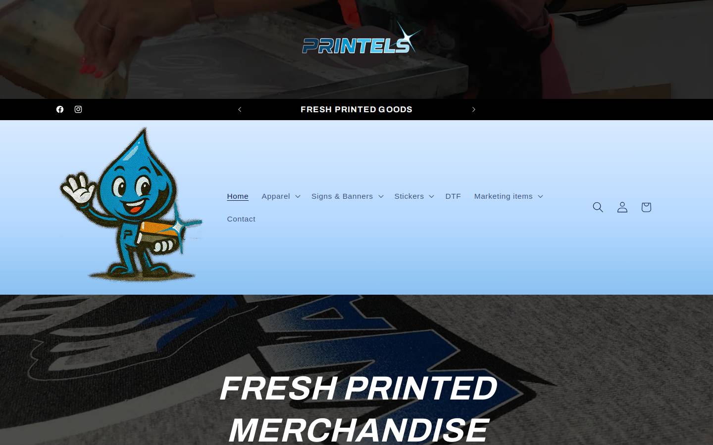printels.com homepage screenshot