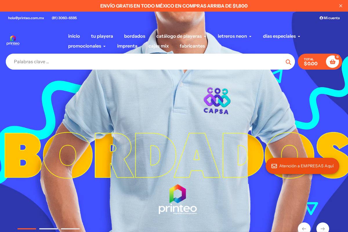 printeo.com.mx homepage screenshot