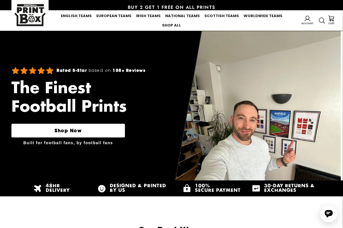 Print in a Box homepage screenshot