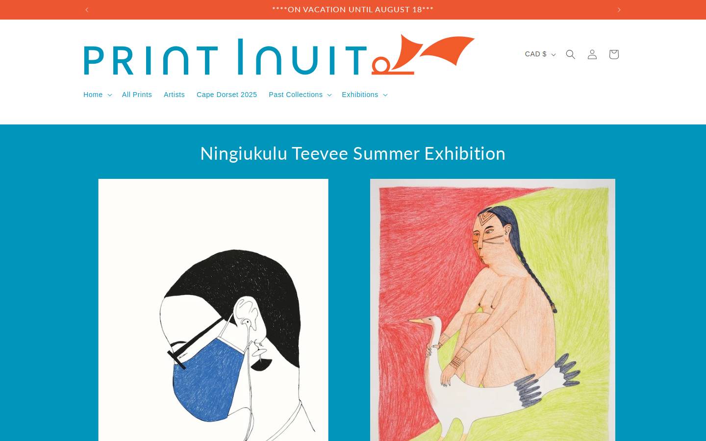 printinuit.ca homepage screenshot