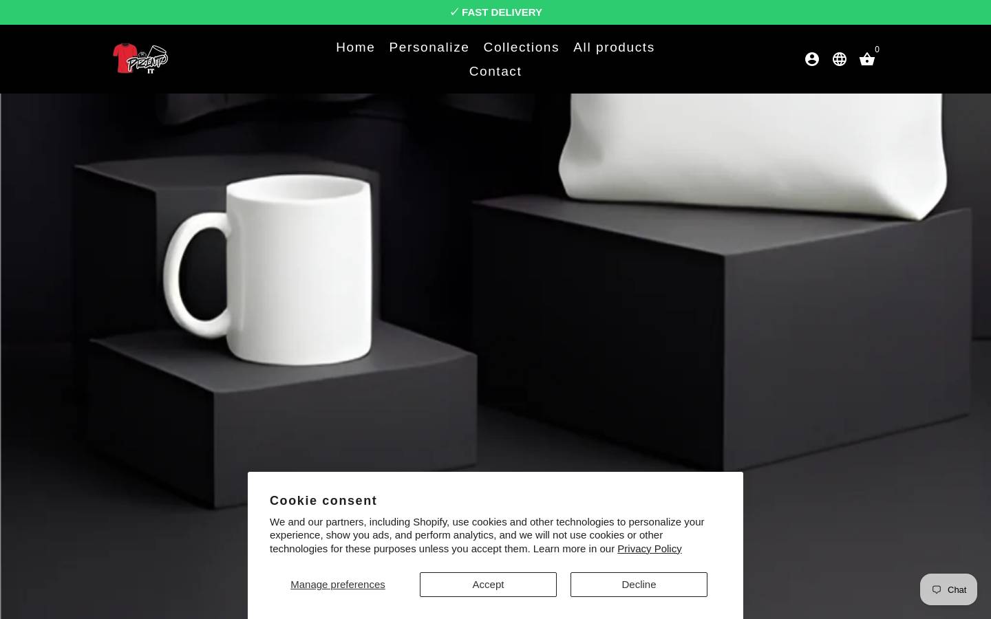 printit2.com homepage screenshot