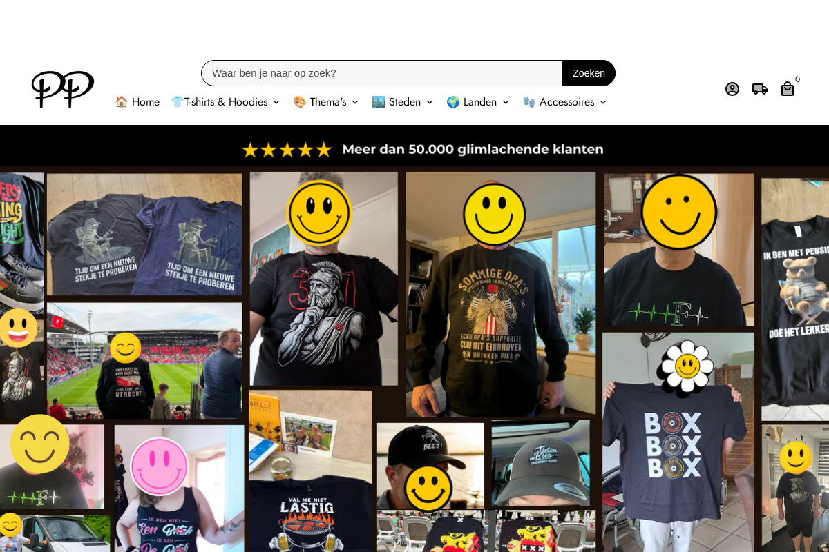 Printpracht homepage screenshot