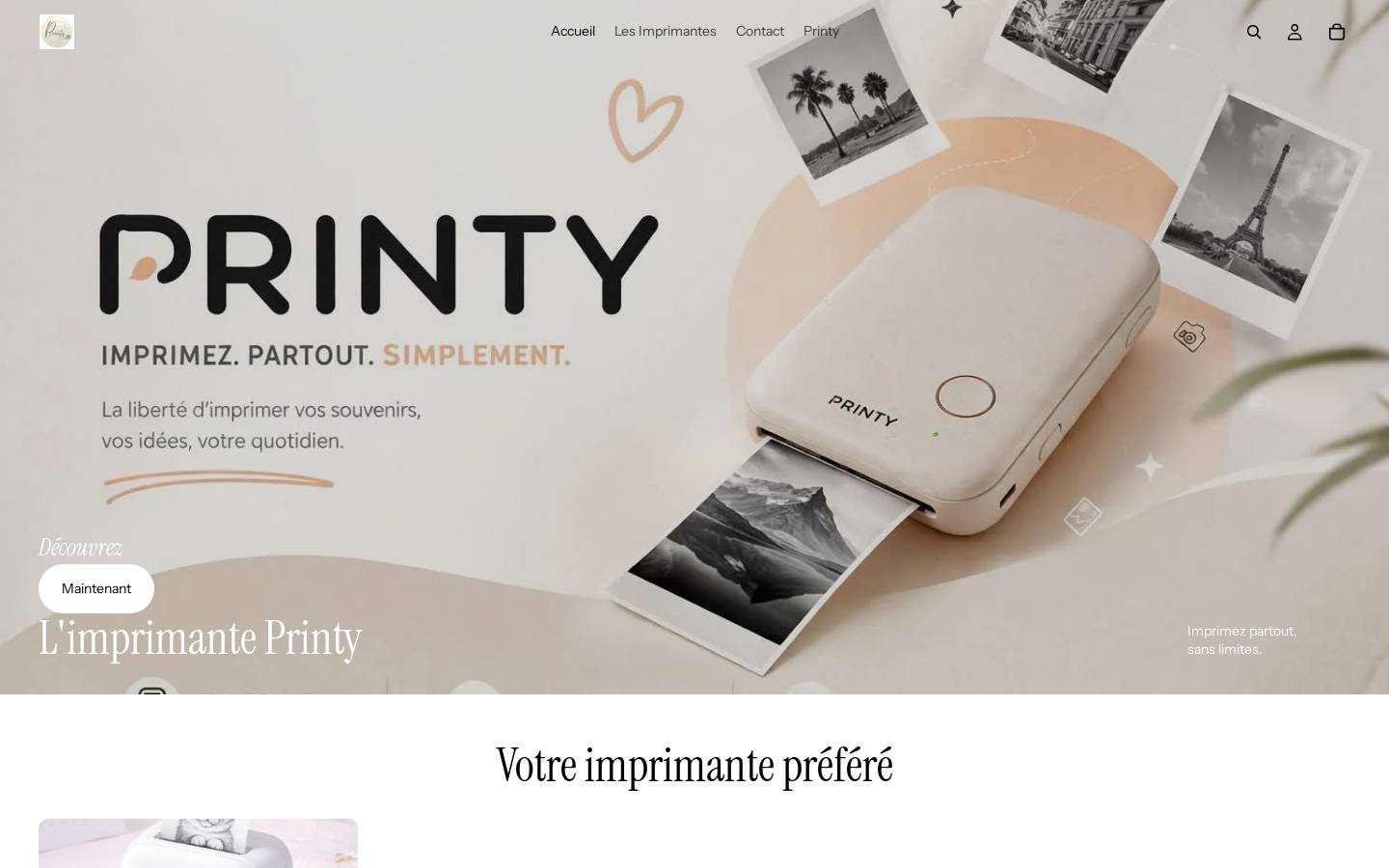 printy.life homepage screenshot