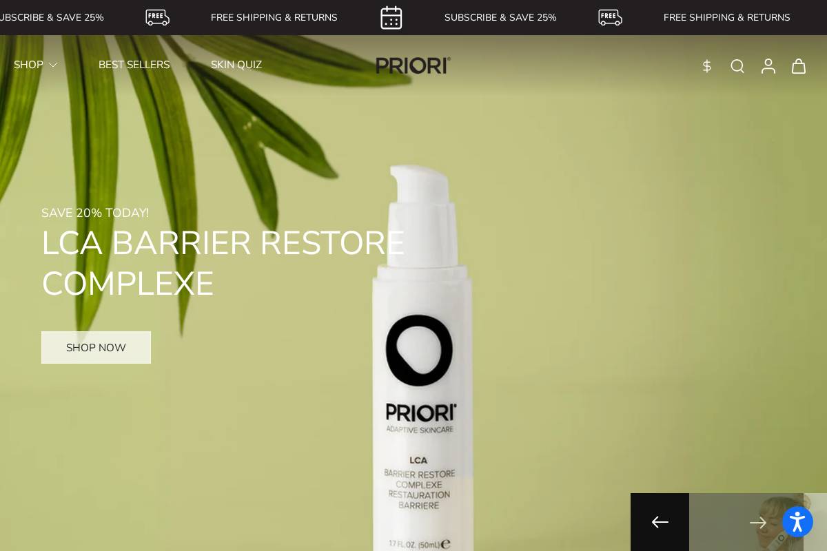 US CosmeceuTechs homepage screenshot