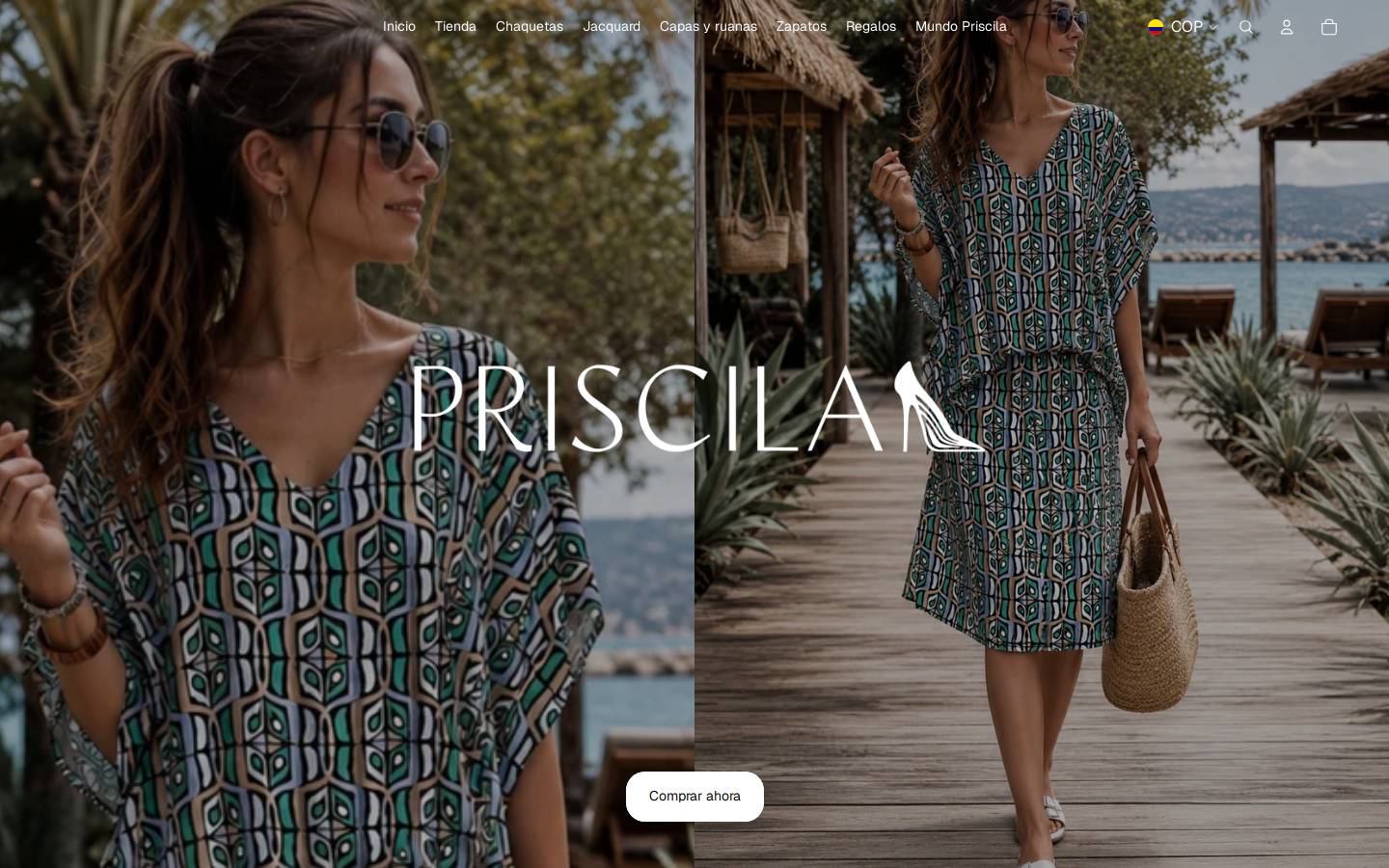priscilalab.com homepage screenshot