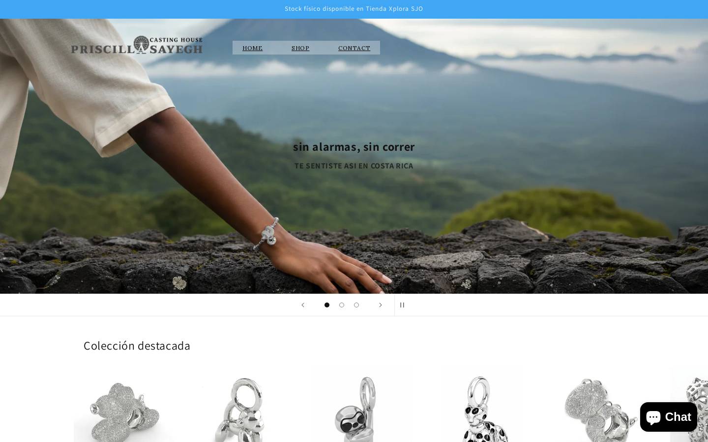 priscillasayegh.com homepage screenshot