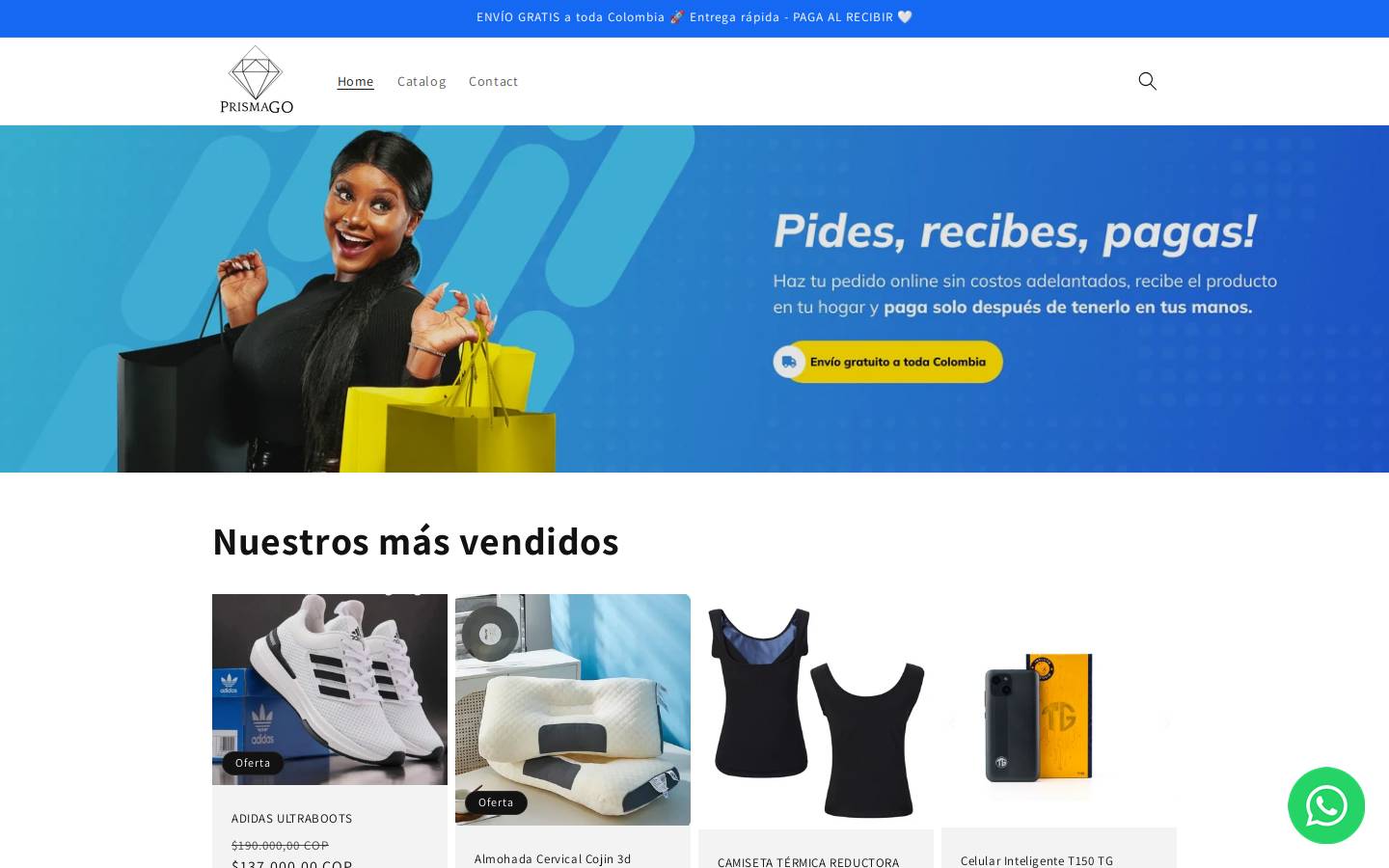 prismago.store homepage screenshot