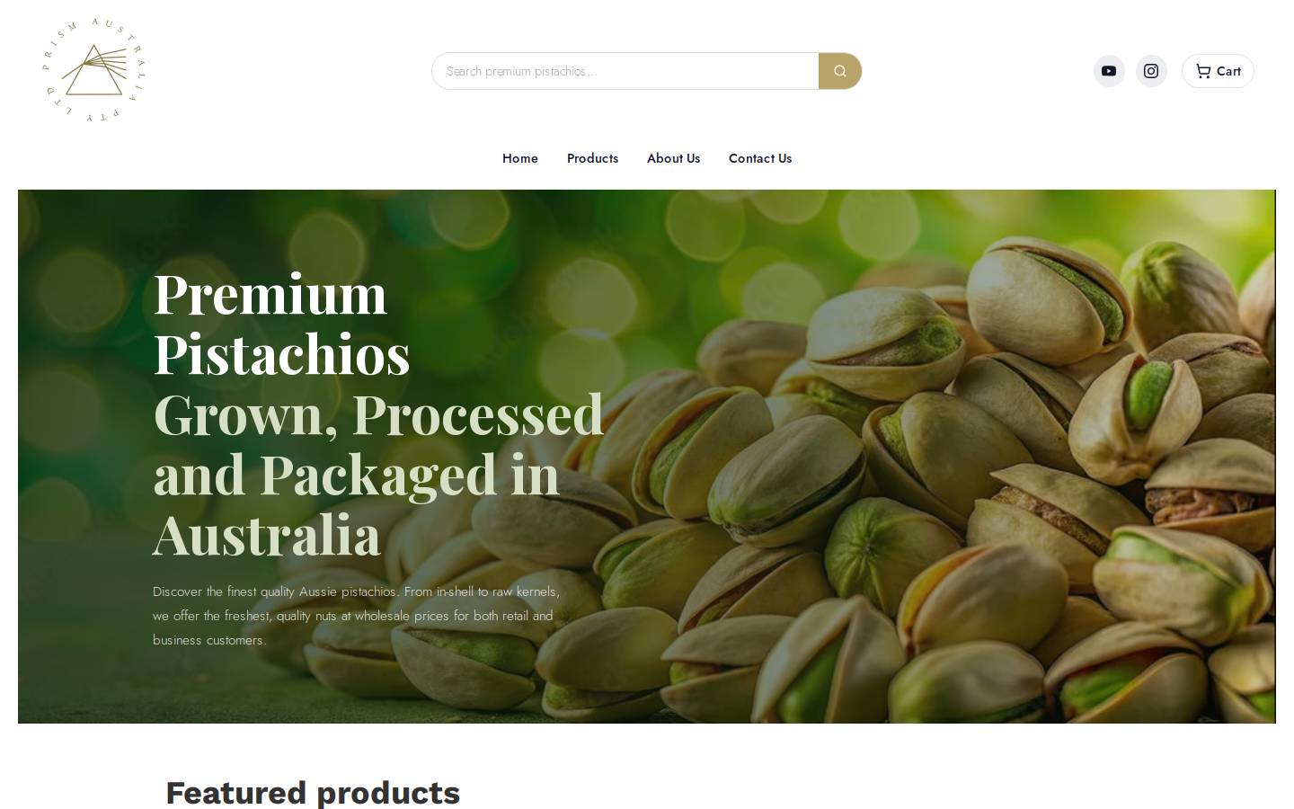 prismaus.shop homepage screenshot