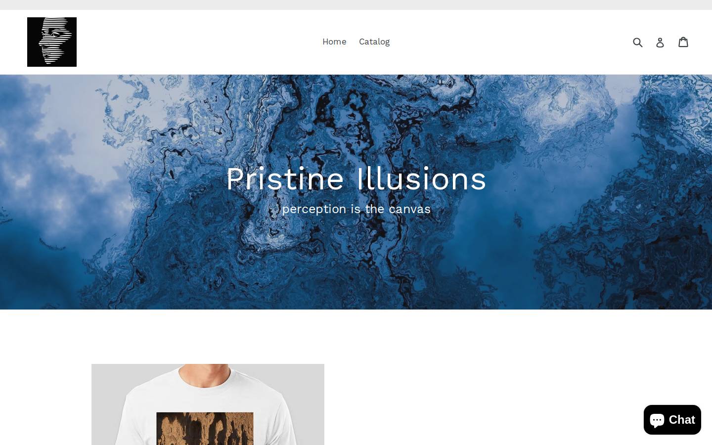 pristineillusions.com homepage screenshot
