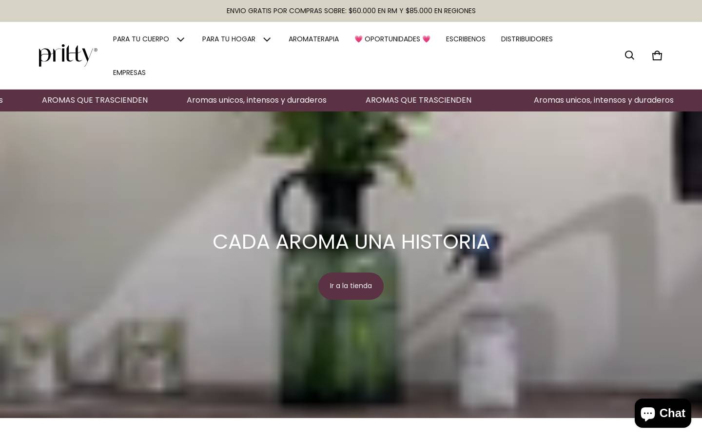 prittydesign.cl homepage screenshot
