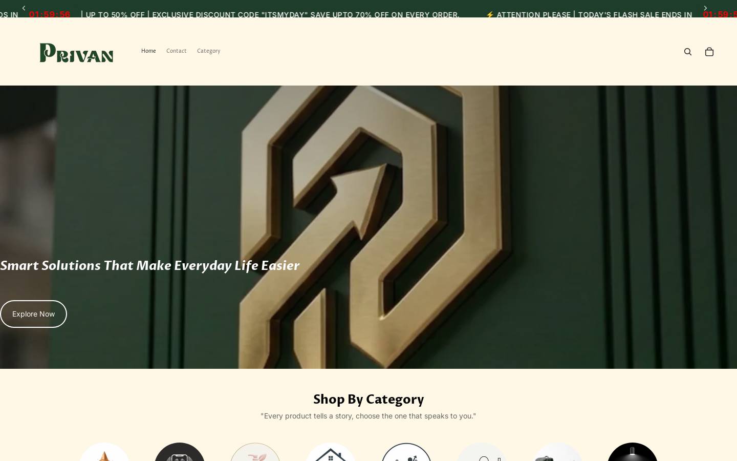 privan.in homepage screenshot