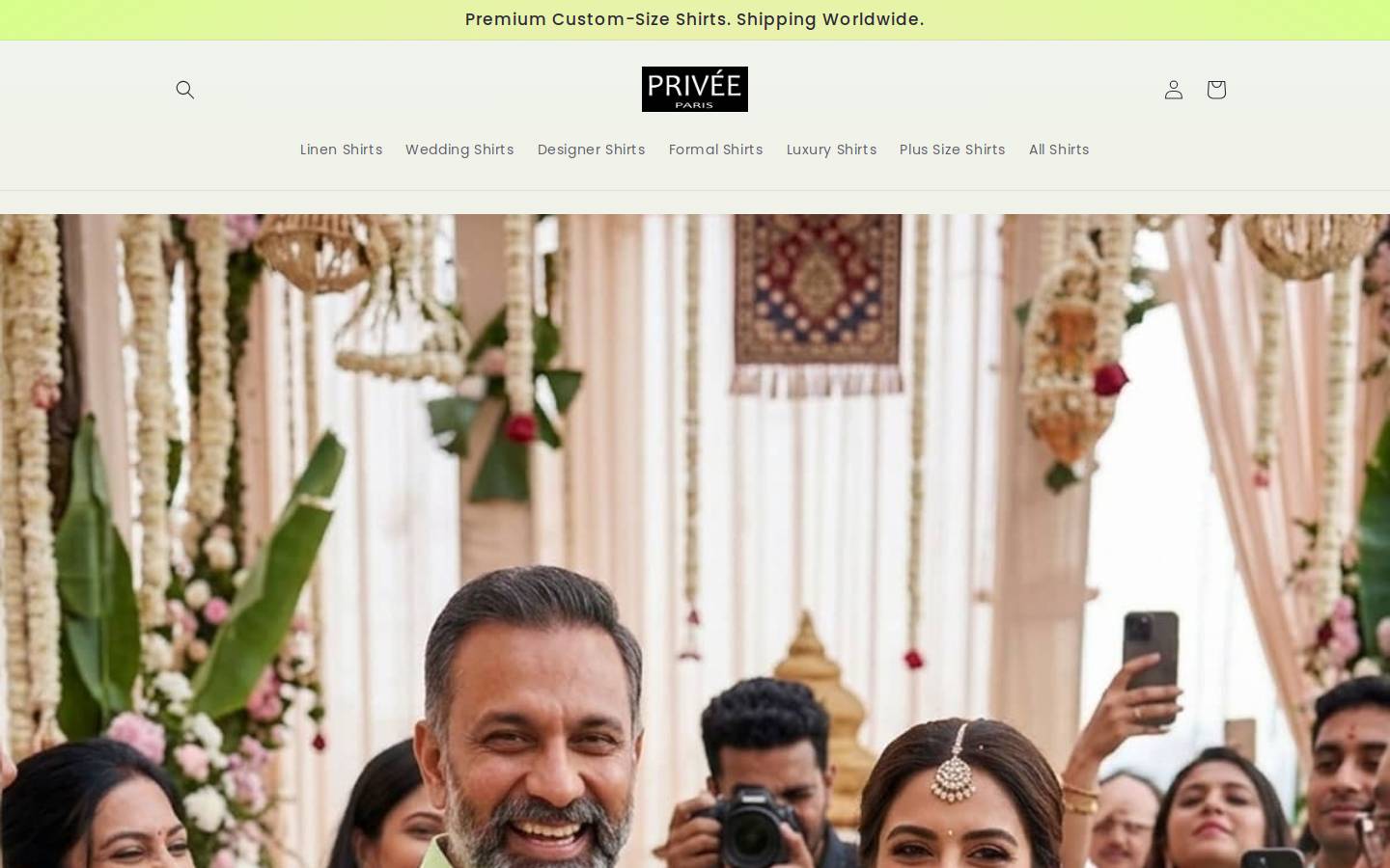 priveeparis.in homepage screenshot