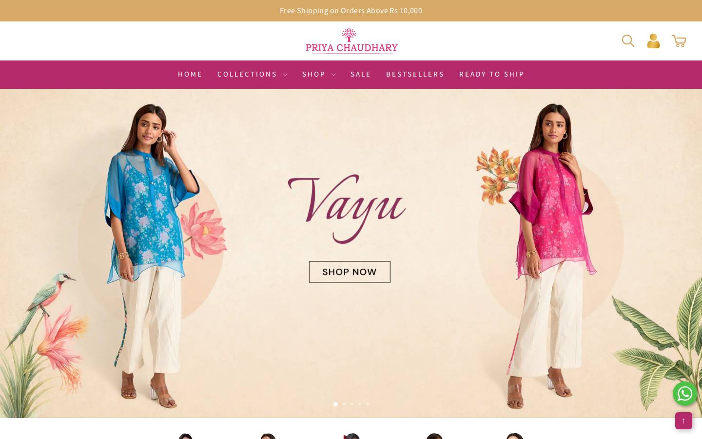 Priyachaudhary homepage screenshot