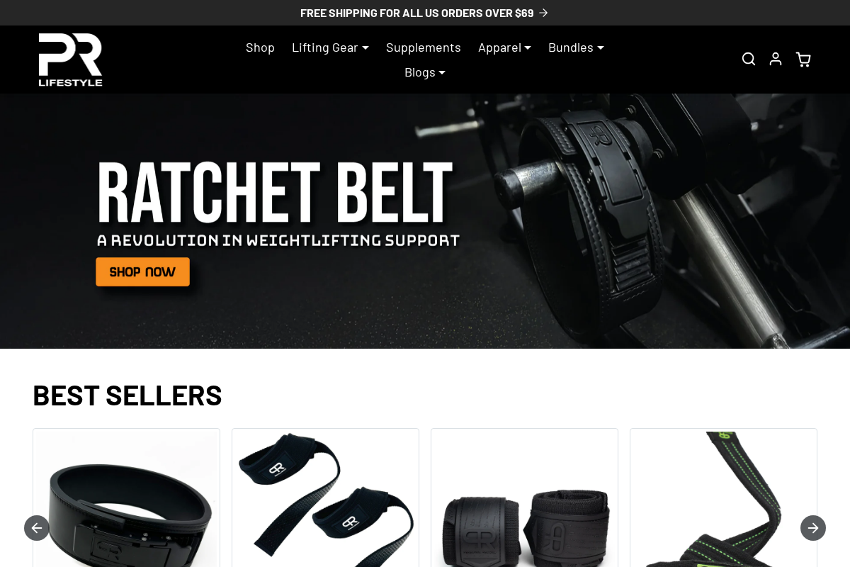 PR Lifestyle homepage screenshot