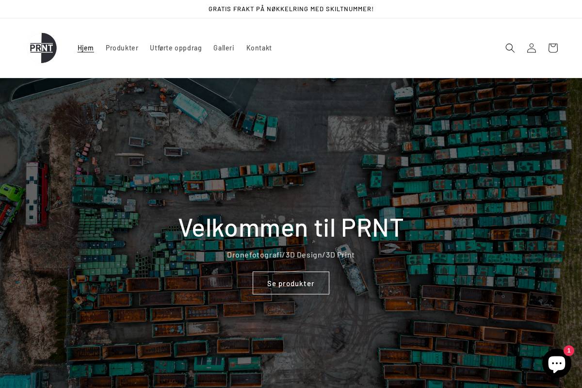 PRNT homepage screenshot