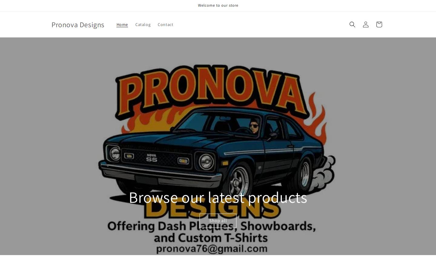 pro-novadesigns.com homepage screenshot