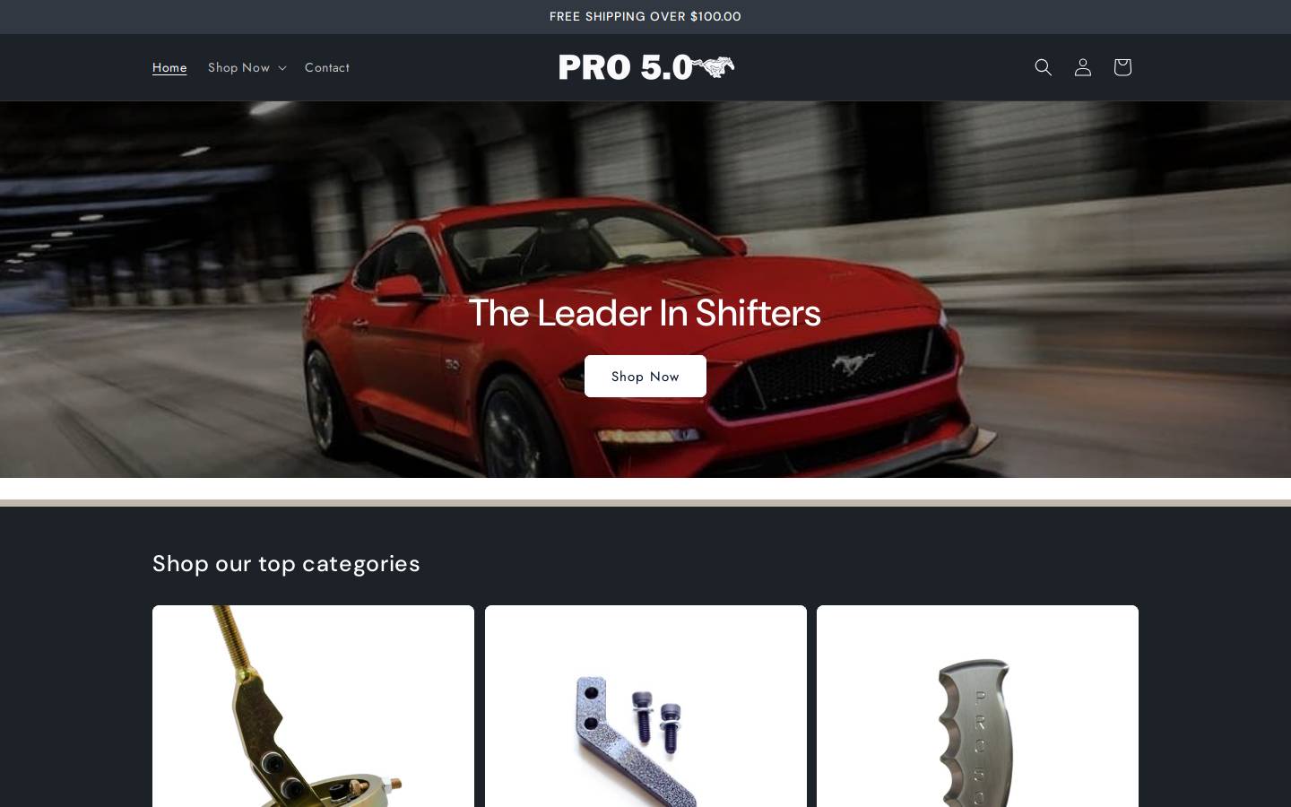 pro50.com homepage screenshot