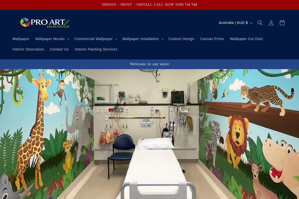 proartmurals.com.au homepage screenshot