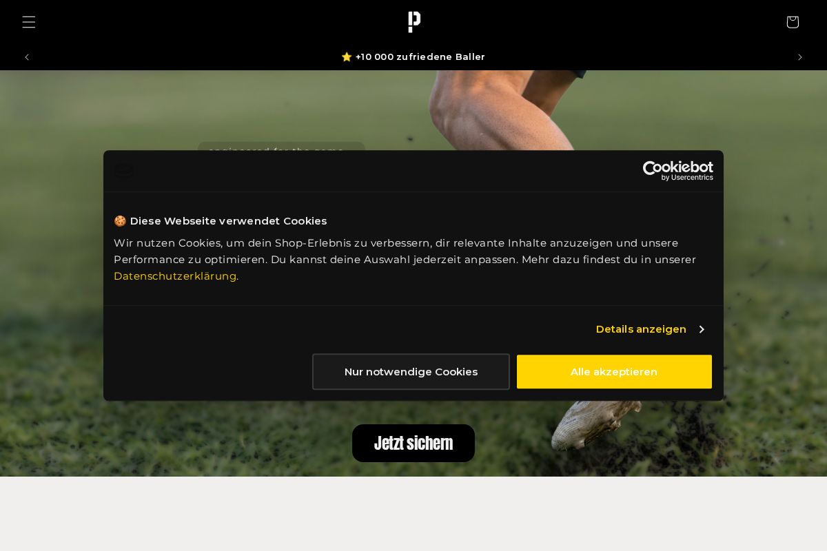 Proballers Gripsocks homepage screenshot