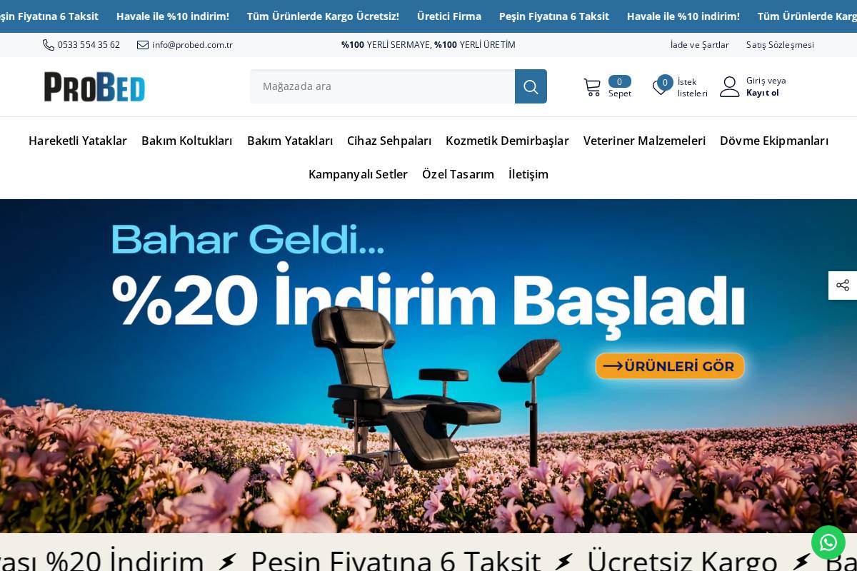probed.com.tr homepage screenshot