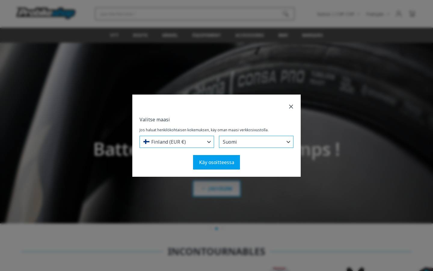 Probikeshop homepage screenshot
