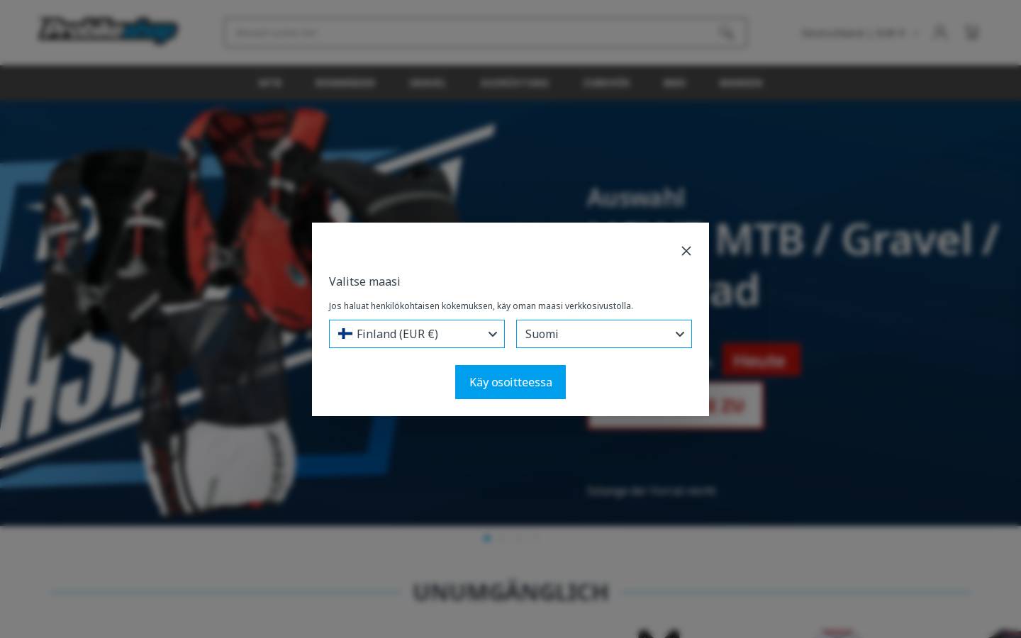 Probikeshop homepage screenshot