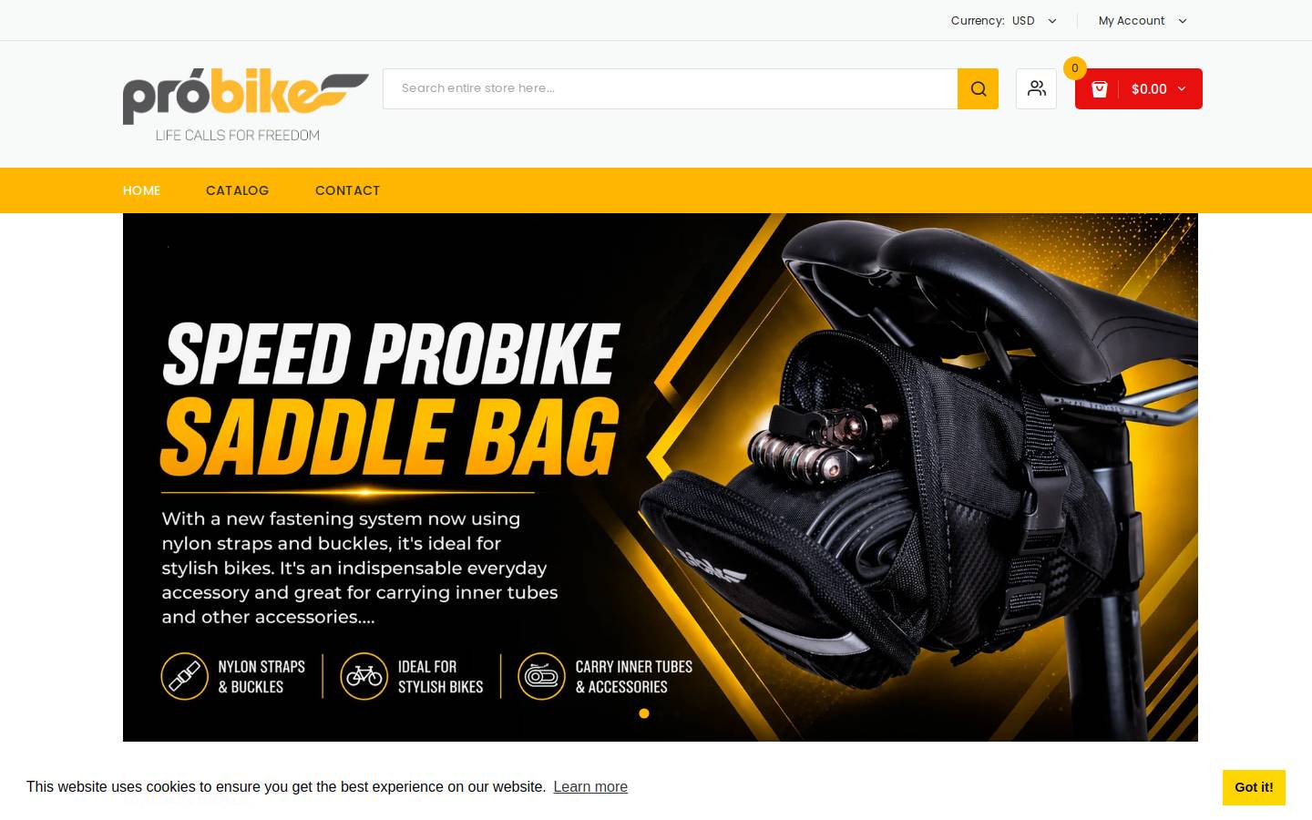 probikeusariders.com homepage screenshot