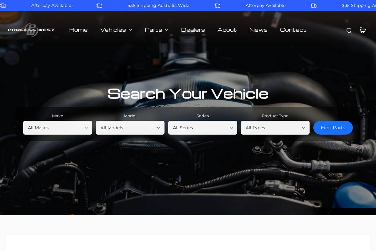 processwest.com.au homepage screenshot