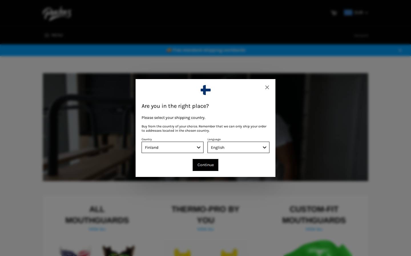 prochocs.com homepage screenshot