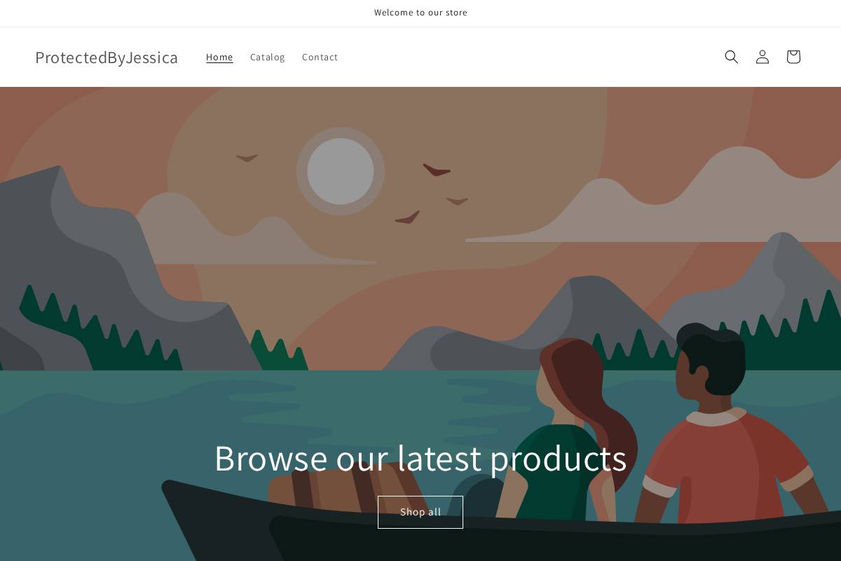 proctedbyjessica.com homepage screenshot