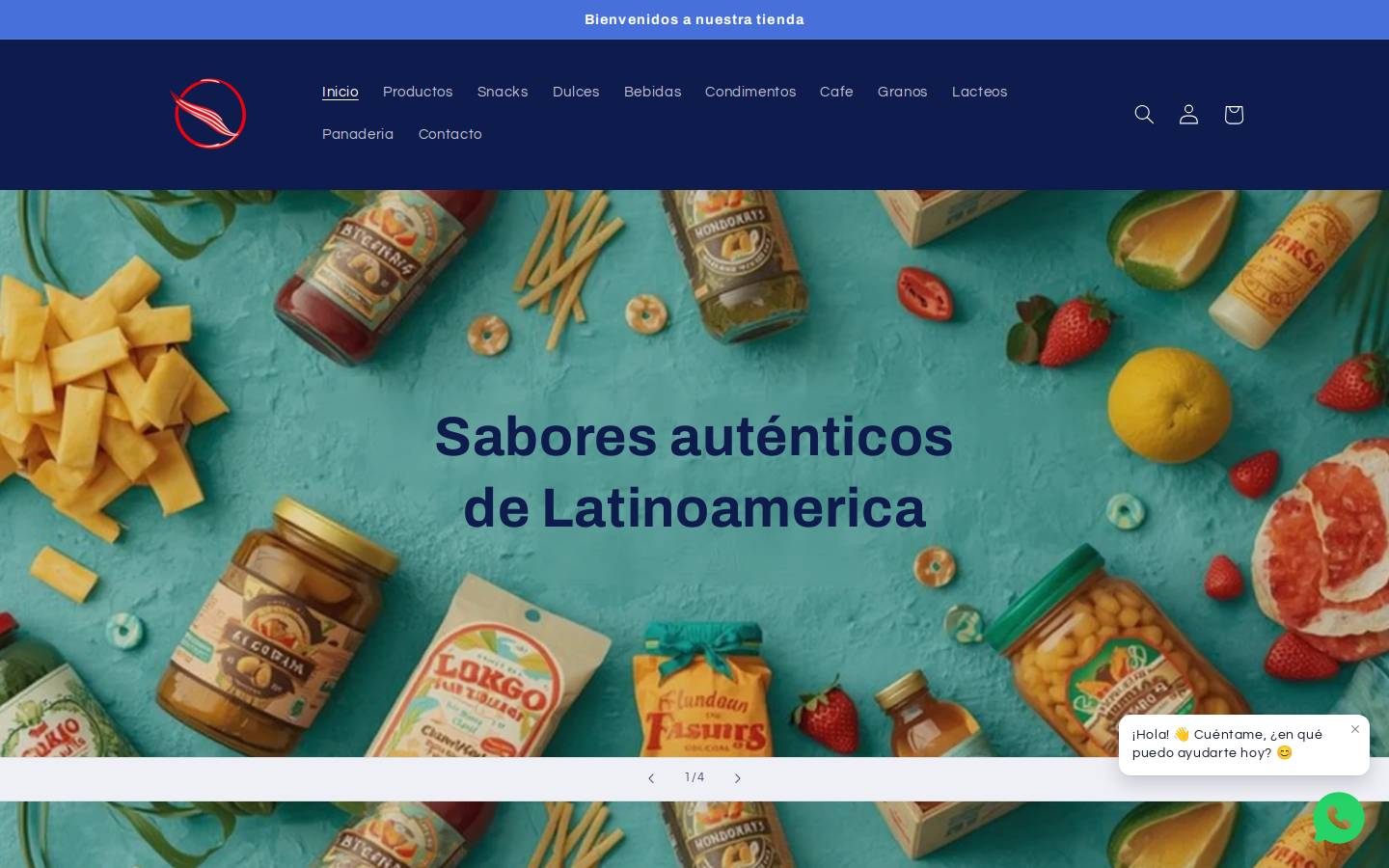 productolatinoamericano.com homepage screenshot