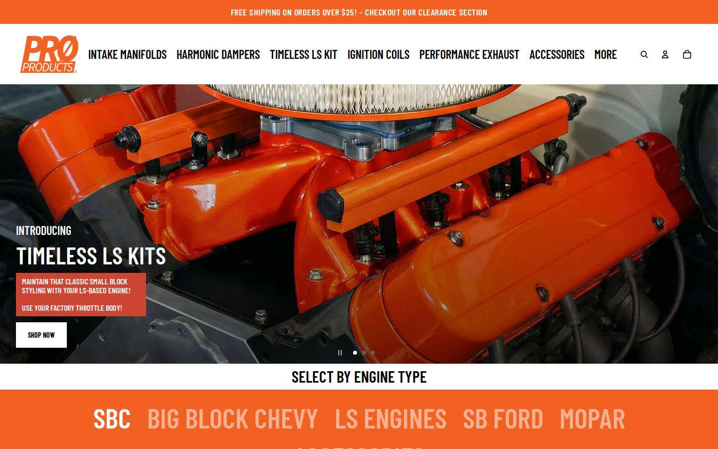 professional-products.com homepage screenshot