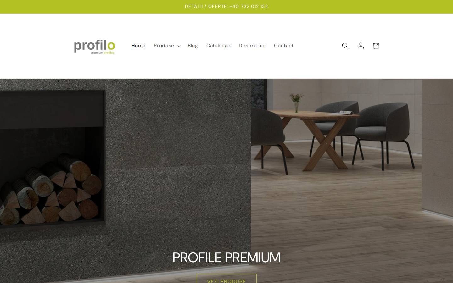 profilo.ro homepage screenshot