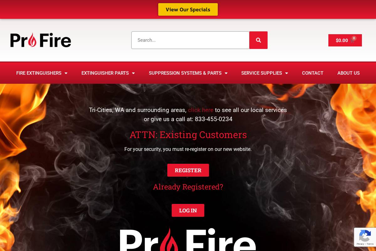 profirenw.com homepage screenshot