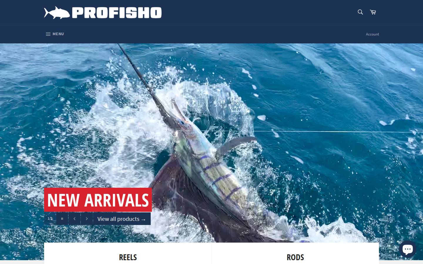 profisho.com homepage screenshot