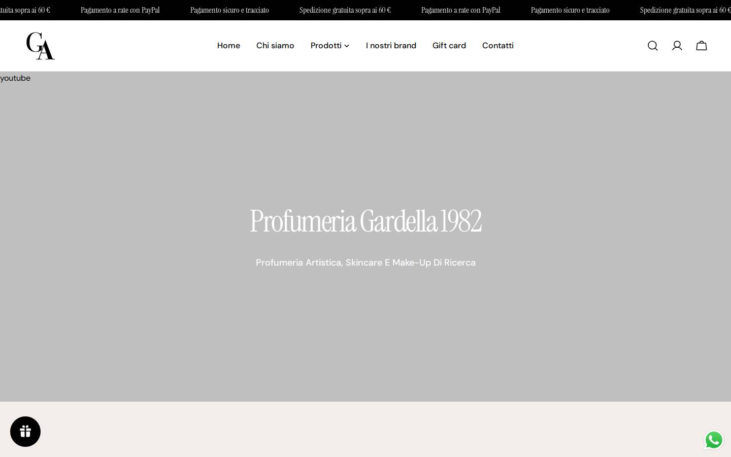 profumeriagardella.com homepage screenshot