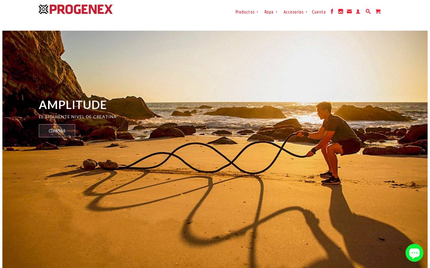 progenexmexico.com homepage screenshot