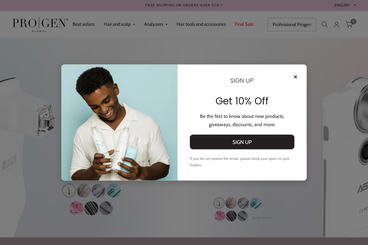 progennutrifuse.com homepage screenshot
