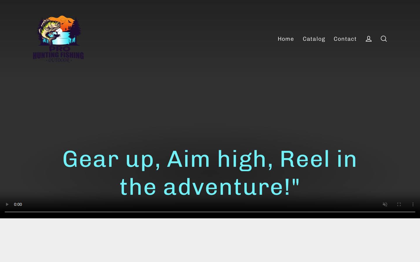 prohuntingfishingoutdoor.com homepage screenshot