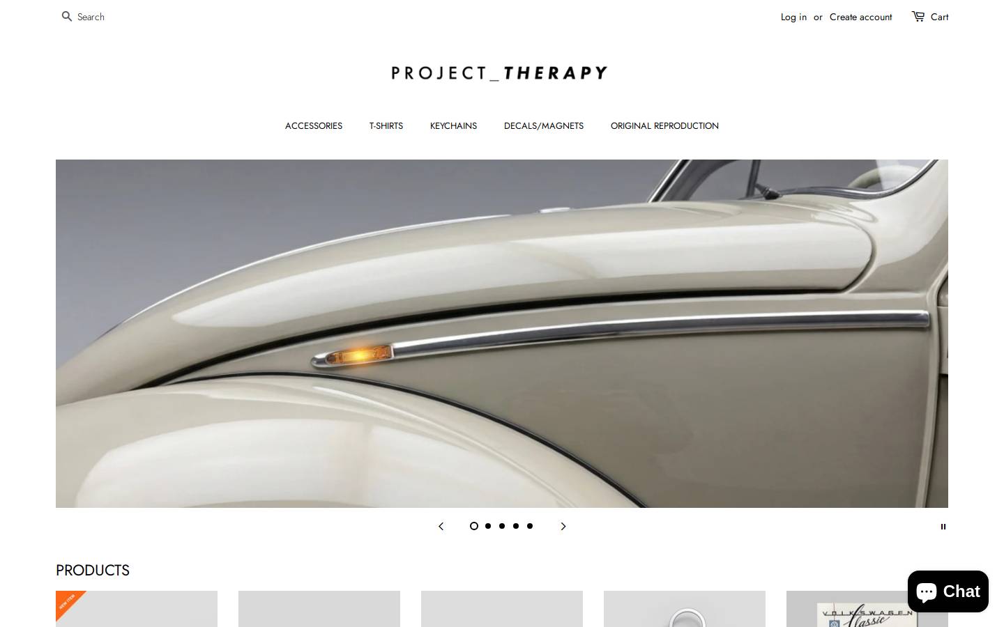project-therapy.com homepage screenshot