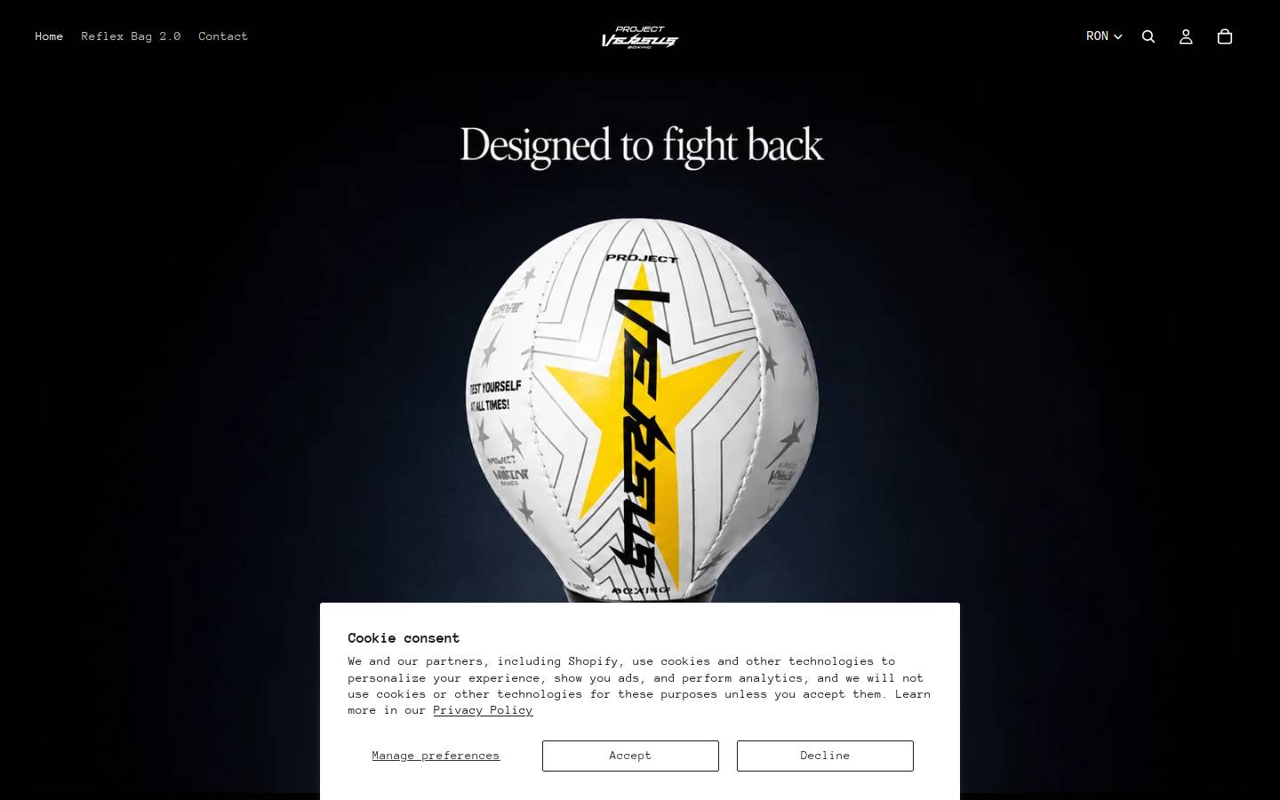 project-versus.com homepage screenshot