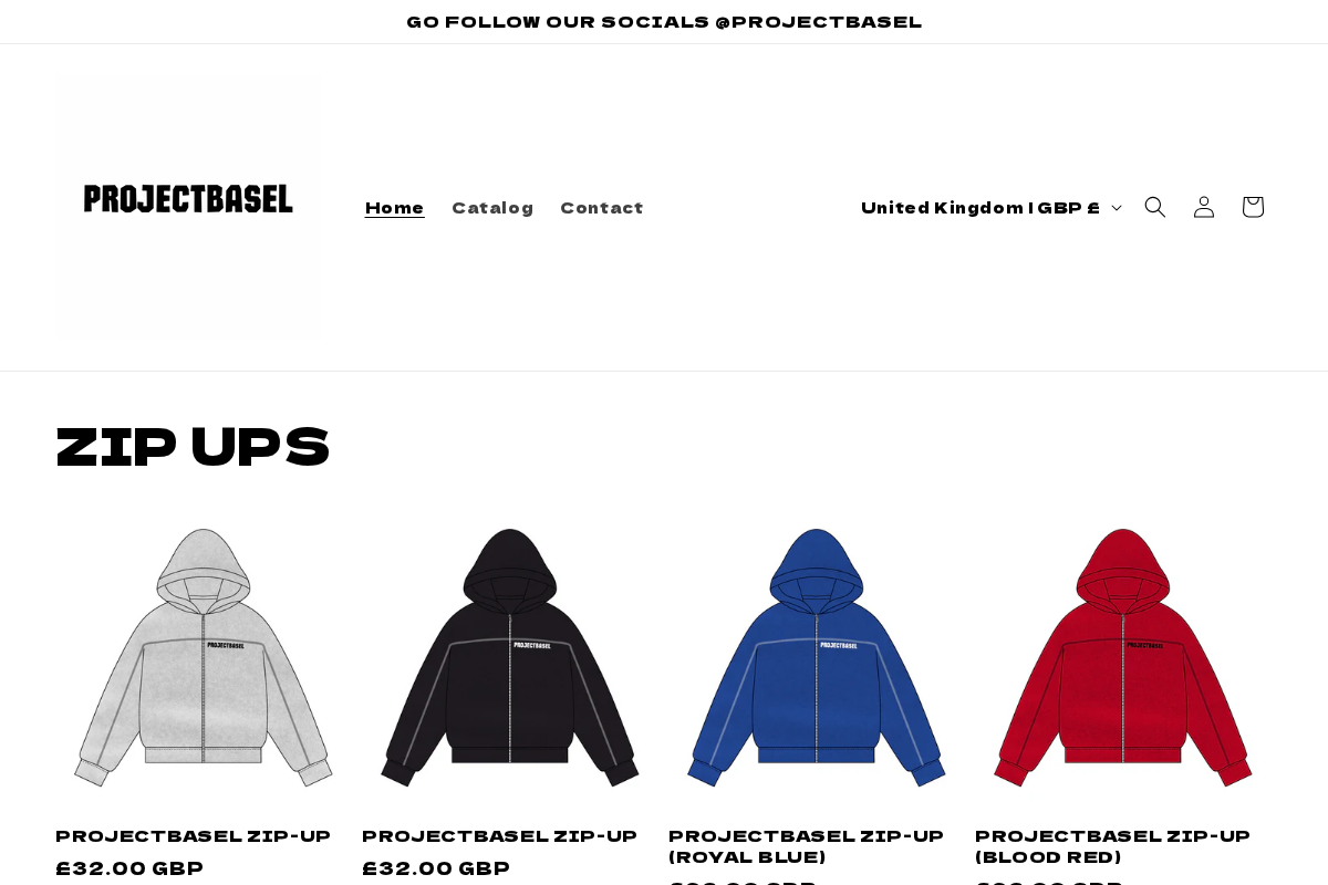 Projectbasel homepage screenshot