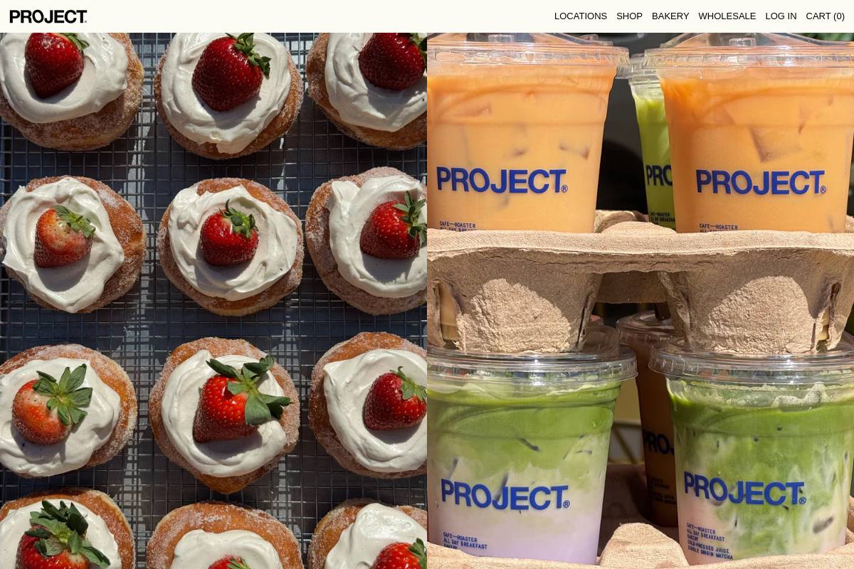 projectcoffee.us homepage screenshot